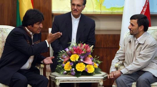 Evo Morales and Ahmadinejad