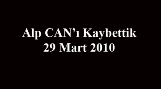 Alp Can'ı Kaybettik 1 alp can