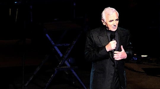 charles aznavour live paris la boheme