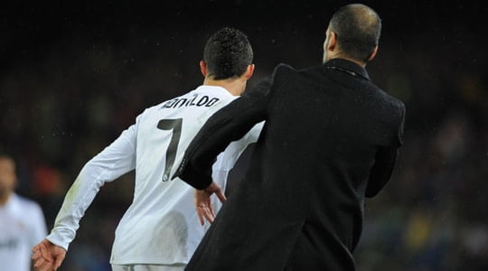 Barcelona Real Madrid Ronaldo Guardiola hT2