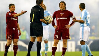 Roma Lazio Franceso Totti Rosetti