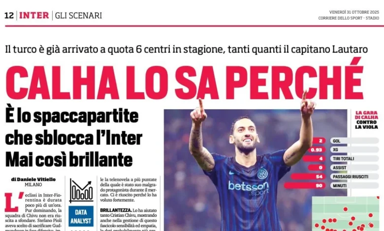 corriere dello sport hakan calhanoglu